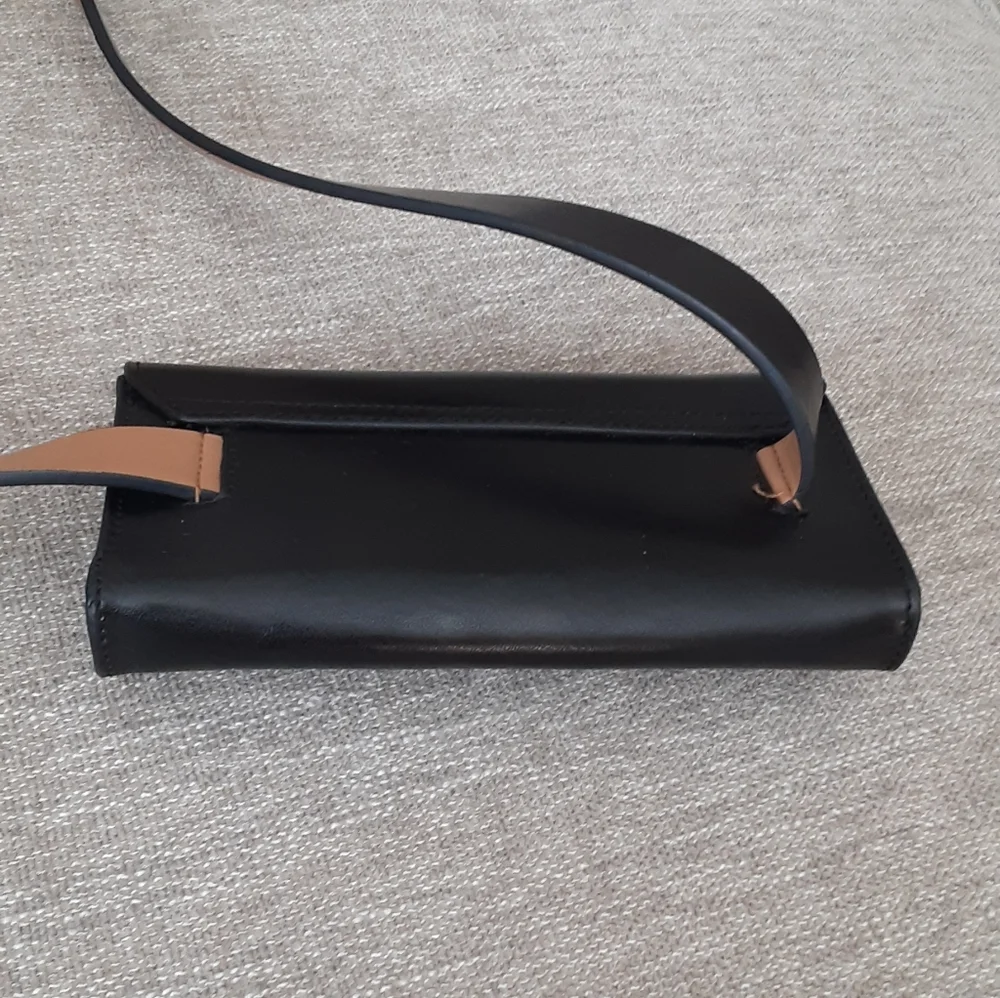 Kate Spade Black Leather Waist Bag